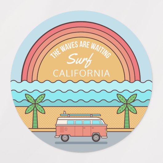 カスタムサーファー ラベル (デザイン2)