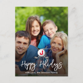 カスタムザイメージゴルフホリデイデザイン シーズンポストカード