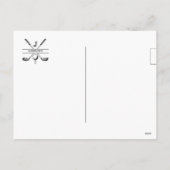 カスタムザイメージゴルフホリデイデザイン シーズンポストカード (裏面)