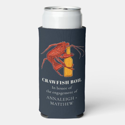 カスタムザリガニの海鮮パーティーエンゲージメントパーティー スリム缶クーラー (Seltzer裏面)