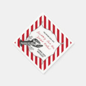 カスタムザリガニ スタンダードカクテルナプキン (角)