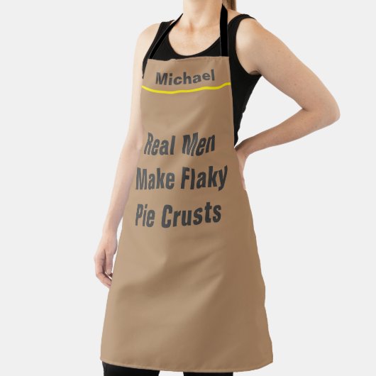 カスタムシェフ名パーソナライズされた実在メンミーム エプロン (インサイチュ)