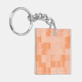 カスタムシェードオブピーチファズスクウェア キーホルダー (正面左)