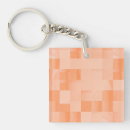 カスタムシェードオブピーチファズスクウェア キーホルダー