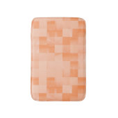 カスタムシェードオブピーチファズスクウェア バスマット (正面縦)