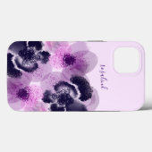 カスタムシグネチャーピンクフローラモノグラム Case-Mate iPhoneケース (裏面 (横))
