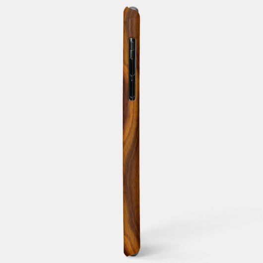 カスタムシックスタイリッシュレトロ木目模様 Case-Mate iPhoneケース (裏面/左)