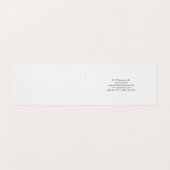 カスタムシックプロフェッショナルブラック&ホワイト 名刺 (内部フラット)