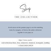 カスタムシック・モノグラム・ダスティブルー結婚ズ