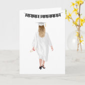 カスタムシック・ロースクール卒業 カード (黄色い花)