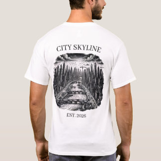カスタムシティスカイライン設立年 Tシャツ