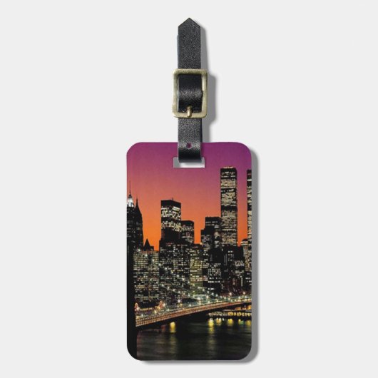 カスタムシティビジョン荷物タグ ラゲッジタグ (正面縦)