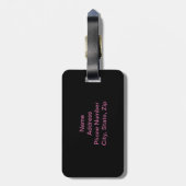 カスタムシティビジョン荷物タグ ラゲッジタグ (裏面縦)