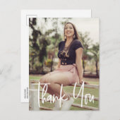 カスタムシニア卒業写真ありがとう 案内ポストカード (正面/裏面)