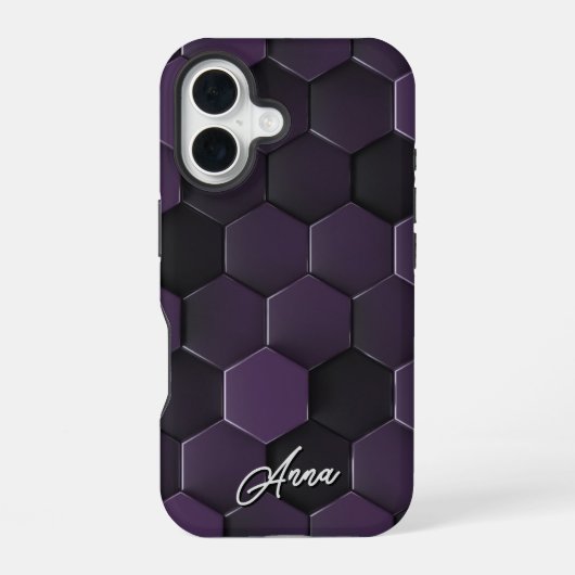 カスタムシャドウタイルズiPhone/iPadケース iPhone 16ケース (裏面)