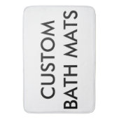 カスタムシャパーソナライズされたワーバスマット空白のテンプレート バスマット (正面縦)