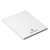 カスタムシャムロックSt patricks day ノートパッド (アングル)