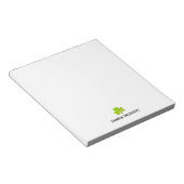 カスタムシャムロックSt patricks day ノートパッド (アングル)