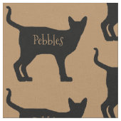 カスタムシャム猫 ファブリック (クローズアップ)