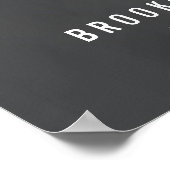 カスタムシャルボードウェディングレセプションサイン22x28 ポスター (角)