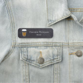 カスタムシャルボードコーヒーショップ営業社員 名札 (インサイチュ)