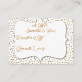 カスタムシャワーインサートを表示 エンクロージャーカード (裏面)