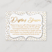 カスタムシャワーインサートを表示 エンクロージャーカード (正面)