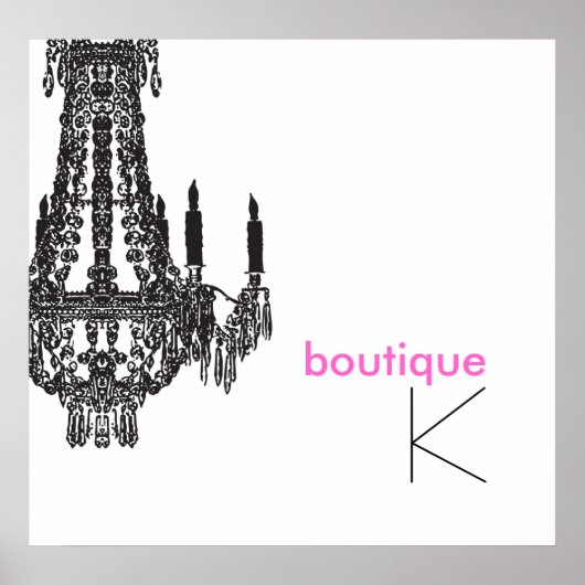 カスタムシャンデリアポスター ポスター (正面)