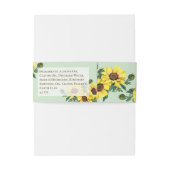 カスタムシャンプーバーソープバンドラップ | パッケージ 招待状ベリーバンド (裏面例)