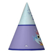 カスタムシャークテーマパーティーハット パーティーハット (左)