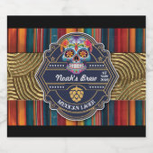 カスタムシュガースカルメキシカンコデマヨ ビールラベル (シングルラベル)