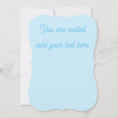 カスタムシュークラブヴィンテージ裁縫機招待状 招待状 (裏面)