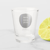 カスタムショットガラス（ロゴ付き、最小値なし） ショットグラス (裏面)
