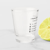 カスタムショットグラス会社のプロモーション ショットグラス (左)