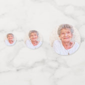 カスタムシルバーグリッタードリップ90誕生日 コンフェッティ (裏面)