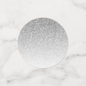 カスタムシルバーグリッタードリップ90誕生日 コンフェッティ (スモール正面)