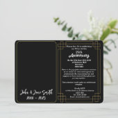 カスタムシルバージュビリー25周年記念招待状 シーズンカード (スタンド正面)