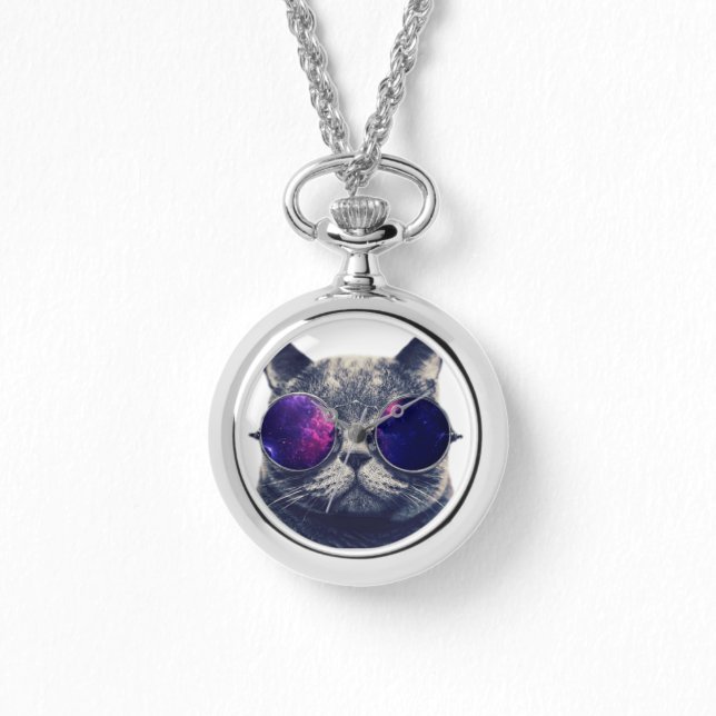 カスタムシルバーラップのまわりに 腕時計 (正面)