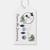 カスタムシンプルエレガンスホリデーギフトラベル ギフトタグ (正面)