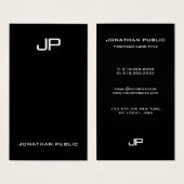 カスタムシンプルエレガントモダンプロフェッショナル (正面&裏面)