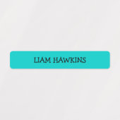 カスタムシンプルカラフル子供衣服名キッズ ラベル (デザイン1)