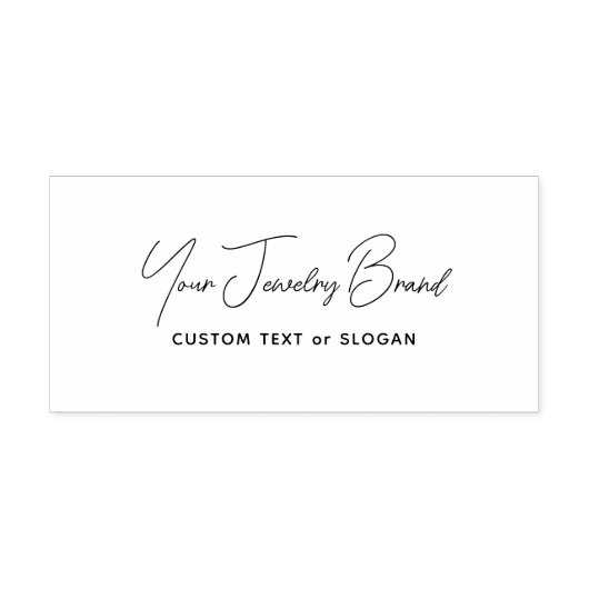 カスタムシンプルジュエリーBusiness Companyロゴ セルフインキングスタンプ (デザイン)