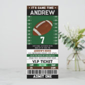 カスタムシンプルチケット誕生日招待状 招待状 (スタンド正面)