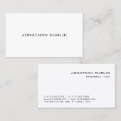 カスタムシンプルテンプレートモダン半光沢かわいい 名刺 (正面/裏面)