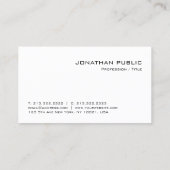 カスタムシンプルテンプレートモダン半光沢かわいい 名刺 (裏面)