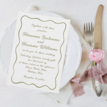 カスタムシンプルハンドオ書イルグリーン結婚ズ