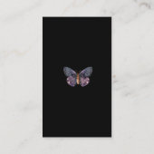 カスタムシンプルブラックウィッチクラフトボトル 名刺 (裏面)