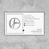 カスタムシンプルプロフェッショナル白 名刺