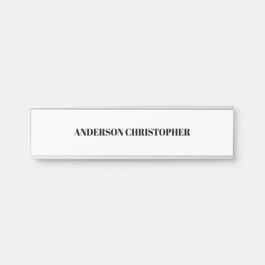 カスタムシンプルプロフェッショナル サインプレート (正面)