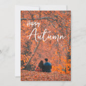 カスタムシンプルホリデーカード サンキューカード (正面)